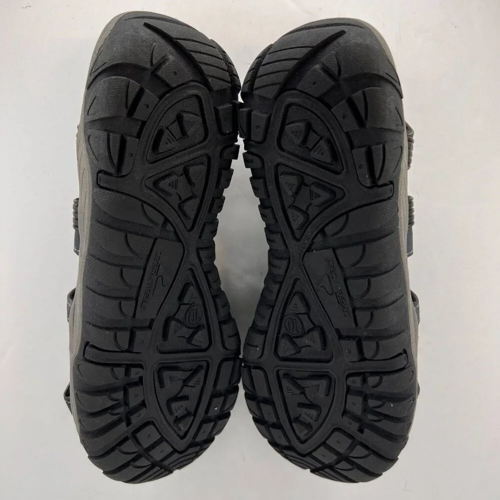 Ozark Trail Mens MN0T28HY177 Blue Bungee Lace Closed Toe Size 10 Hiking Sandals